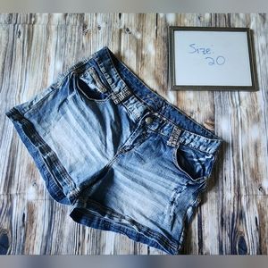 Women's size 20 Maurice's designed and de-stressed Jean shorts
